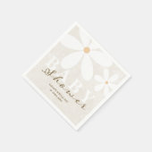 デイジーガーデンベビーシャワー男女兼用 スタンダードカクテルナプキン (角)