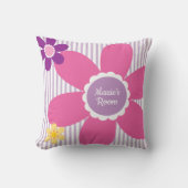 デイジーガーデンワイルドフラワーフローラ クッション (正面)