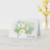 デイジーガーデン考えるズオブユーカード カード (黄色い花)