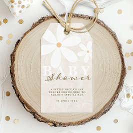 デイジーガーデン ベビーシャワー 男女兼用 お礼メッセージ ギフトタグ