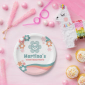 デイジーガールバースデーパーティー ペーパープレート (パーティー)