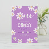 デイジーガール誕生日 招待状 (スタンド正面)