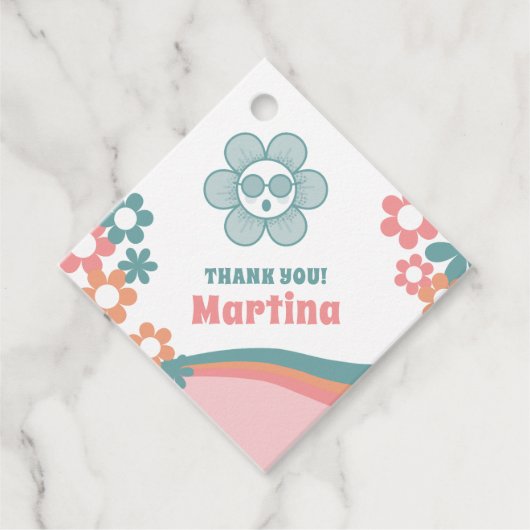 デイジーガール10th誕生日サンキューユーメッセージカード フェイバータグ (正面)