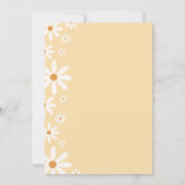 デイジーガール1stバースデーフラワーテーマ 招待状 (裏面)