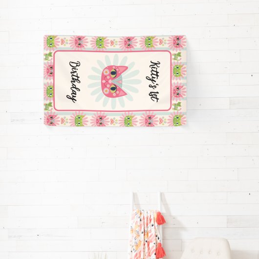 デイジーキティキャット誕生日 横断幕 (インサイチュ)