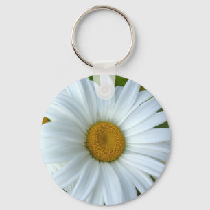デイジーキーチェーン明るい黄色の花の贈り物 キーホルダー