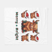 デイジークラシックビーガンTシャツ フリースブランケット (正面(横))