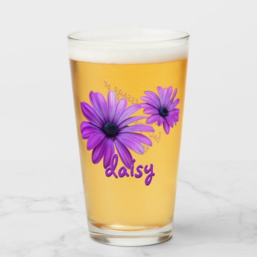 デイジーグラス パーソナライズ デイジー メガネ＆インテリア タンブラーグラス (ドリンク正面)
