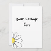 デイジーグリーティングカード サンキューカード (裏面)