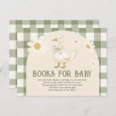 デイジーグリーングースベイビーシャワーブックベビー ポストカード (正面/裏面)