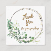 デイジーグリーンリー「ありがとう」同封カード エンクロージャーカード (正面)