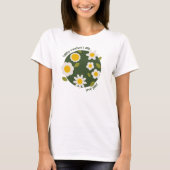 デイジーグリーン – マザーズデイフローラTシャツ Tシャツ (正面)