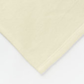 デイジーグルーブ – レッド&クリーム フリースブランケット (角)