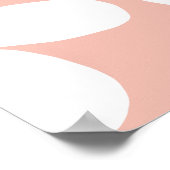 デイジーグルーヴィーガールバースデーパーティーウェルカムサイン ポスター (角)