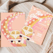 デイジーグルーヴィーツーバースデーパーティーの招待 招待状