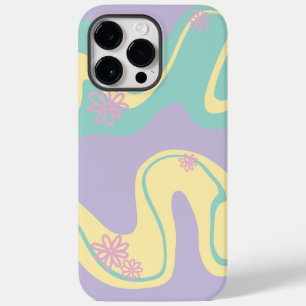 デイジーグルーヴパステルピンク、イエロー、紫、緑 Case-Mate iPhone 14 PRO MAXケース