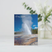 デイジーゲイエサー噴火イエローストーン国立公園 ポストカード (スタンド正面)