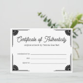 デイジーコーナーラブリーCertificate of Authenticity (スタンド正面)