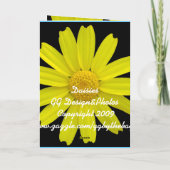 デイジーサンキューカード サンキューカード (裏面)