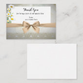 デイジーサンキューカード ノートカード (正面/裏面)