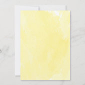 デイジーサンフラワーアフロガールファーストビーデイ誕生日 招待状 (裏面)