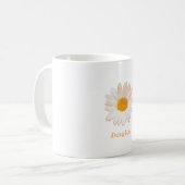 デイジーサンマグ – 夏の花のギフト コーヒーマグカップ (正面左)