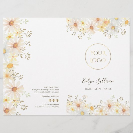 デイジーサービスメニューのパンフレット (正面)