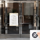 デイジーサービスメニュー ウィンドウサイン (オフィスドア)