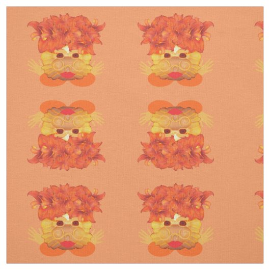 デイジーザカニ ファブリック (見本)