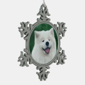 デイジーザサモアイ スノーフレークピューターオーナメント (左)