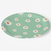 デイジーシンプルテーマ紙プレート ペーパープレート (アングル)