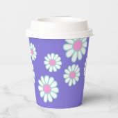 デイジーシンプルパープル 紙コップ (裏面)