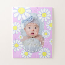 デイジーシンプルピンクフォトベビー