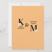 デイジーシンプルフローラ セーブザデート (裏面)