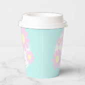 デイジーシンプルベビーシャワーブルー 紙コップ (右)