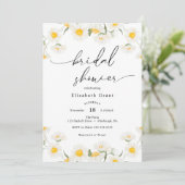 デイジーシンプルリースブライダルシャワー招待 招待状 (スタンド正面)