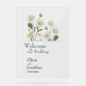 デイジーシンプルワイルドガーデン アクリルサイン (正面)