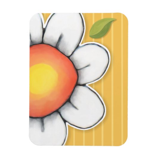 デイジージョイイエロープレミアムマグネット マグネット (縦)