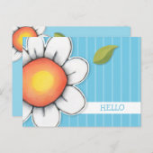 デイジージョイブルーハローポストカード ポストカード (正面/裏面)