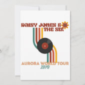 デイジージョーンズザシックス 招待状 (裏面)