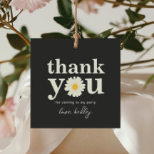 デイジースクエアサンキューラベル