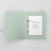 デイジースケッチ考えオンのグリーン カード (内部)