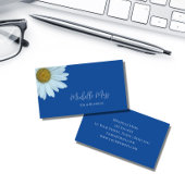 デイジースタイリッシュボタニカルブルー 名刺