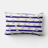 デイジーストライプステイアウェイランバーピロー ランバークッション (裏面)