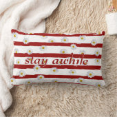 デイジーストライプステイアウェイランバーピロー ランバークッション (ブランケット)