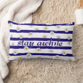 デイジーストライプステイアウェイランバーピロー ランバークッション (ブランケット)