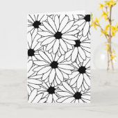 デイジーストームグリーティングカード カード (黄色い花)