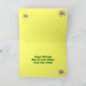 デイジーズアットポンド誕生日 カード (内部)