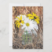 デイジーズブラックアイドスザン&ヘイ結婚式招待状 招待状 (正面)