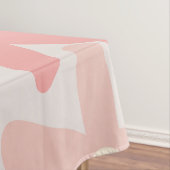 デイジータイムキュートレトロフローラルパターンオレンジピンク テーブルクロス (インサイチュ)